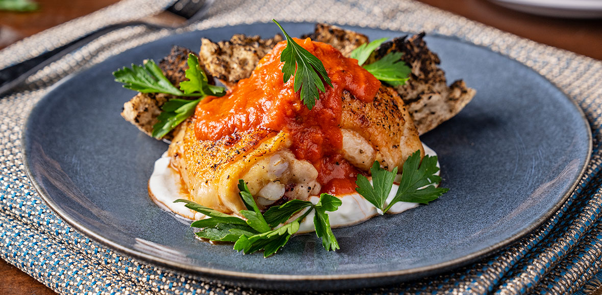 Baked Chicken With Spanish Romesco Sauce Chickenca 2112